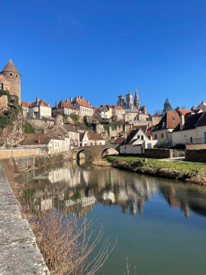 Appartement Moderne Centre Ville, 5 Personnes, 65 M2 Semur-en-Auxois Luaran gambar