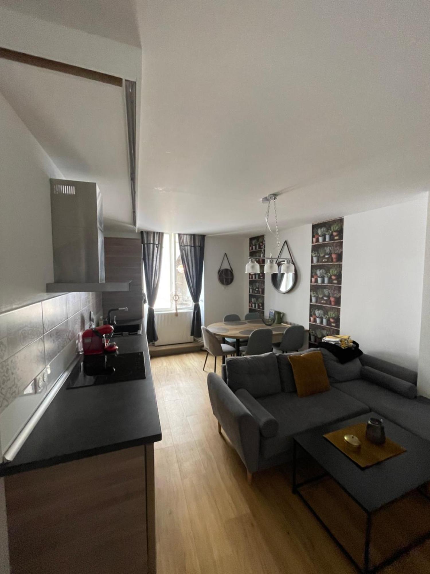 Appartement Moderne Centre Ville, 5 Personnes, 65 M2 Semur-en-Auxois Luaran gambar